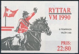 ** 1990 Lovasjátékok Bélyegfüzet Mi MH 150 (1601-1606) - Altri & Non Classificati