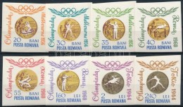 ** 1964 Olimpiai Bajnokok Vágott Sor Mi 2353-2360 - Altri & Non Classificati