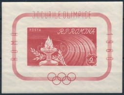 ** 1960 Nyári Olimpia; Róma Vágott Blokk Mi 47 - Altri & Non Classificati