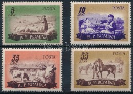 ** 1955 Állattenyésztés Sor Mi 1551-1554 - Altri & Non Classificati