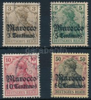 O Marokkó 1906 Mi 34-36, 41 - Otros & Sin Clasificación