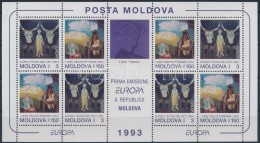 ** 1993 Europa CEPT, Kortárs MÅ±vészet Kisív Mi 94-95 - Otros & Sin Clasificación