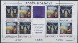 ** 1993 Europa CEPT, Kortárs MÅ±vészet Kisív Mi 94-95 - Otros & Sin Clasificación