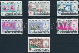 ** Johor 1965 Forgalmi; Orchideák Sor Mi 154-160 - Altri & Non Classificati