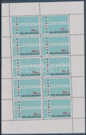 ** 1971 Európa Emigrációs Kiadás 10-es Kisív / Europe Exile Issue, Sheet Of 10 - Altri & Non Classificati