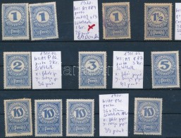 ** * O 1920-1921 11 Db Portó Bélyeg - Altri & Non Classificati