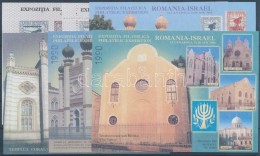 ** 2000/E3 Románia-Izrael Bélyegkiállítás 6 Db-os Emlékív... - Altri & Non Classificati