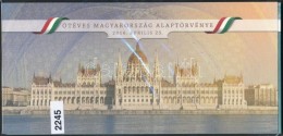 ** 2016 Ötéves Magyarország Alaptörvénye Blokk Kristályos Változat... - Altri & Non Classificati