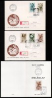 ** 1987 Orvosok (I.) Teljes Sor Fél ívekben + 2 Db FDC + Emléklap A BélyegtervezÅ‘... - Altri & Non Classificati