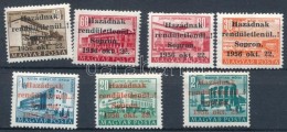 ** 1956 Sopron 7 értékes Sor - Altri & Non Classificati