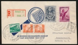 1952 MABÉOSZ Ajánlott Futott FDC-n (8.500) - Altri & Non Classificati