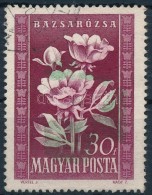 O 1950 Virág 30f Durva Színelcsúszással - Altri & Non Classificati