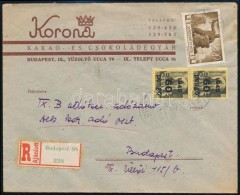 1946 (5. Díjszabás) Ajánlott Helyi Céges Levél KisegítÅ‘ 2 X 60P/18f +... - Altri & Non Classificati