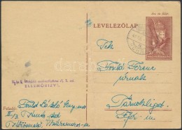 1941 Díjjegyes LevelezÅ‘lap Munkaszolgálatos Alakulat BélyegzÅ‘vel + Magyar - Rutén... - Altri & Non Classificati