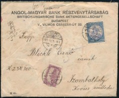 1923 (8. Díjszabás) Pénzeslevél Szombathelyre / Domestic Insured Cover - Altri & Non Classificati