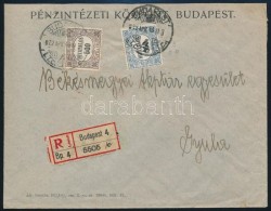 1922 (3. Díjszabás) Ajánlott Távolsági Levél Hivatalos 500f + 350f... - Otros & Sin Clasificación