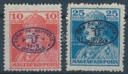 ** Debrecen I. 1919 Károly 10f és 25f Garancia Nélkül (**32.000) - Altri & Non Classificati