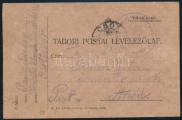 1921 Tábori Posta LevelezÅ‘lap Csót Fogolytáborból Feladva - Altri & Non Classificati