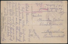 1918 Képeslap / Postcard 'S.M.S. Custoza' - Altri & Non Classificati