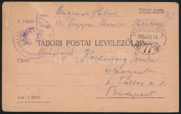 1915 Tábori Postai LevelezÅ‘lap ,,Evangelische Militärseelsorge Der K.u.k. 33, Lnft. Trp. Division' +... - Altri & Non Classificati