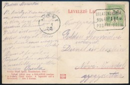 1910 Képeslap Turul 5f Bérmentesítéssel 'BALATONGYÅRÅK'... - Altri & Non Classificati