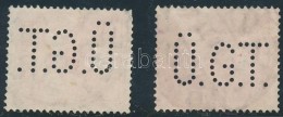 O 1913 2 Db Turul 10f Ü.G.T. Céglyukasztással - Otros & Sin Clasificación