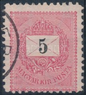 O 1898 Feketeszámú 5kr 11 1/2 Fogazással - Altri & Non Classificati