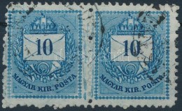 O 1881 Színesszámú 10kr Pár Gyöngyjavítás + Karcok - Altri & Non Classificati