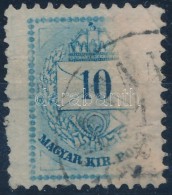 O 1874 Színesszámú 10kr Jobb Oldalon Teljesen Kopott Lemez - Otros & Sin Clasificación