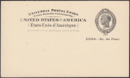 1899-EP-182 CUBA US OCCUPATION. 1899. 1c POSTAL CARD STATIONERY. NAIFE 81 Ed.40. UNUSED. - Briefe U. Dokumente