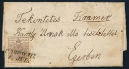 ** 1850 6kr Levélen 'CASCHAU' - Andere & Zonder Classificatie