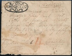 ~1820 Portós Levél / Unpaid Cover 'V.MISKOLCZ' - Altri & Non Classificati