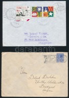 Hollandia 2 Db FDC + 1958 ElsÅ‘ Repülés Amszterdam - Tripoli + 1935 Levél - Andere & Zonder Classificatie