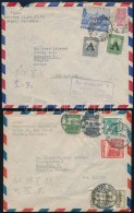 Kolumbia 1949-1950 2 Db Légi Levél Budapestre Küldve - Andere & Zonder Classificatie