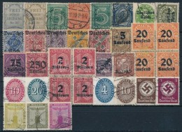 O Deutsches Reich, Hivatalos 1903-1938 Kis Tétel Stecklapon (Mi EUR 202.-) - Andere & Zonder Classificatie