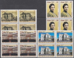 2010.477 CUBA MNH. 2010. 125 ANV TEATRO LA CARIDAD. CAMAGUEY. MARTA ABREU. BLOCK 4. - Neufs