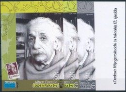 ** 2005 Einstein Emlékív Garnitúra Azonos Sorszámmal 2005/31 (20.000) - Autres & Non Classés