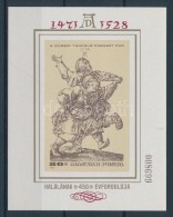 ** 1979 Festmény (XVIII) - Albrecht Dürer Vágott Blokk (7.000) - Otros & Sin Clasificación