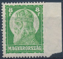 ** 1928 Szent István 8f Jobb Oldalon Fogazatlan - Altri & Non Classificati