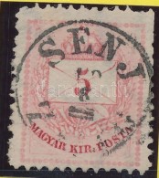 O 1874 Színesszámú 5kr 'SENJ / ZENGG' Luxus Bélyegzés (Gudlin 400p) - Otros & Sin Clasificación