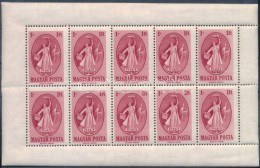 ** 1949 Puskin Bal Oldalon Fogazatlan Kisív (90.000)(jobb Oldalon Bepattant Fogak / Aparted Perforation On... - Otros & Sin Clasificación