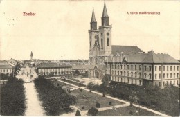 ** T2 Zombor, Sombor; FÅ‘ Tér, Templom / Main Square With Church - Non Classificati