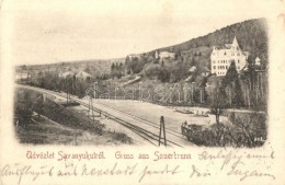 T2/T3 Savanyúkút, Sauerbrunn; Vasútállomás, Hartig Villa / Railway Station,... - Sin Clasificación