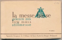 ** Bruges, Abbaye De Saint André, La Messe Basse / St. Andrew's Abbey, Low Mass - Postcard Booklet With 35... - Sin Clasificación