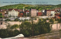 T2/T3 Sarajevo, Appel Quai Mit Lateiner Brücke / Quay, Bridge  (EK) - Sin Clasificación