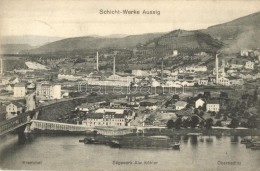 T2 Ústí Nad Labem, Aussig; Schicht-Werke, Sägewerke Alw. Köhler, Krammel, Obersedlitz / Saw... - Non Classificati