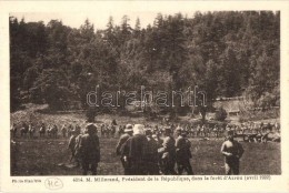 ** T1 Azrou, M. Millerand, President De La Republique, Dans La Foret / Military Camp, Millerand - Non Classificati