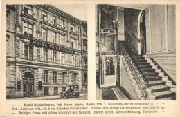 ** T1/T2 Berlin, Hotel Reichskrone; Neustädtische Kirchstrasse 11. / Hotel, Interior, Automobile - Non Classificati