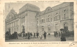 T2/T3 1902 Düsseldorf, Der Besuch S.K. Hoheit Des Kronprinzen Bei Eröffnung Der Ausstellung,... - Non Classificati