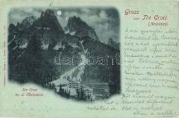 T2 1899 Tre Croci M. D. Christallo (Ampezzo, Südtirol); J. Gugler No. 1328. - Non Classificati
